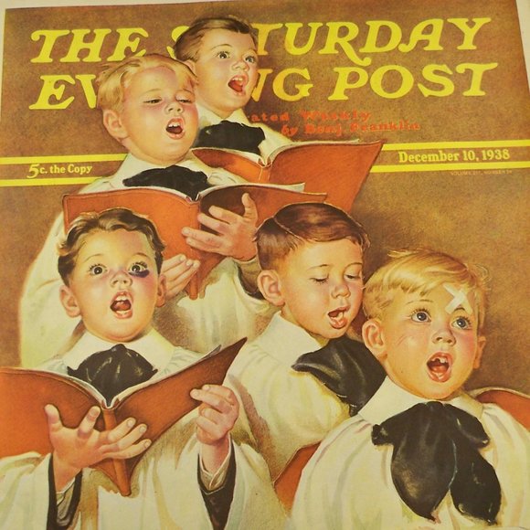 Rare Saturday Evening Post Dec/10/1938 - Picture 1 of 7